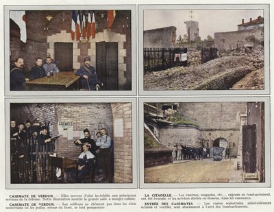 Casemate de Verdun, La Citadelle, Entrée des Casemates - Jules Gervais Courtellemont