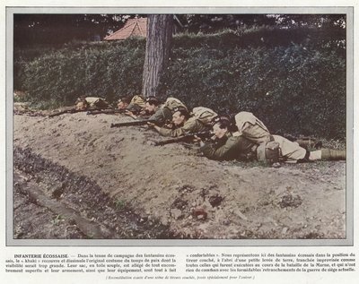 Infanterie écossaise - Jules Gervais Courtellemont