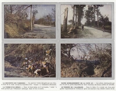 La Descente sur Vareddes, Notre Bombardement de la Côte 107, La Tombe d