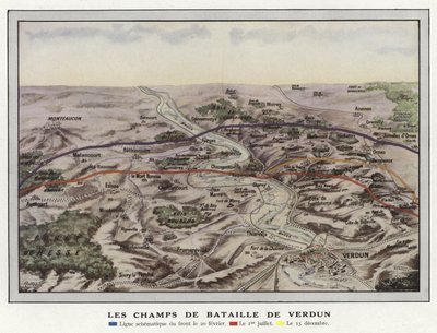 Les Champs de Bataille de Verdun - Jules Gervais Courtellemont
