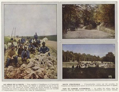 Les Héros de la Route, Route Stratégique, Parc de Camions Automobiles - Jules Gervais Courtellemont