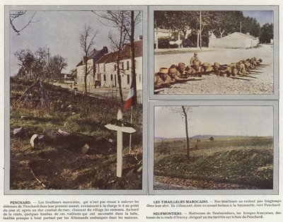 Penchard, Les Tirailleurs Marocains, Neufmontiers - Jules Gervais Courtellemont