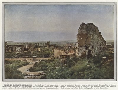 Ruines de Clermont-En-Argonne - Jules Gervais Courtellemont