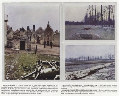 Soisy-aux-Bois, Tranchées Allemandes Près de Chapton, Grandes Tranchées Allemandes de Soisy - Jules Gervais Courtellemont