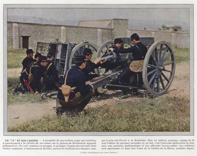 Un 75 et son caisson - Jules Gervais Courtellemont