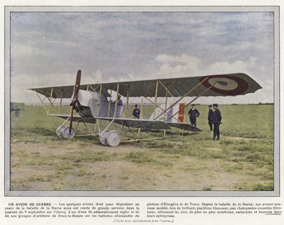 Un avion de guerre - Jules Gervais Courtellemont