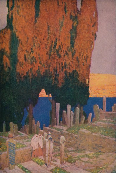 Dans le cimetière d
