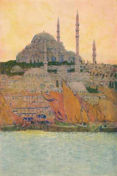 La Mosquée de Suleiman à Constantinople - Jules Guerin