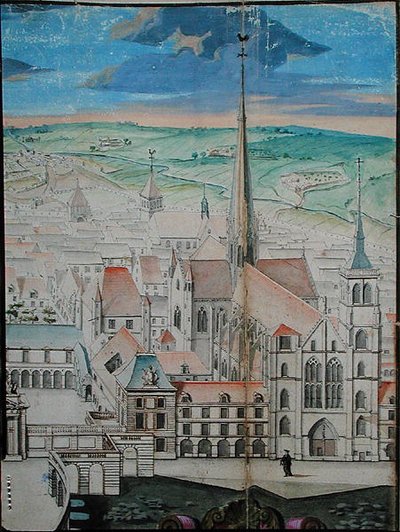 Palais des Ducs de Bourgogne à Dijon avant restauration par Mansart - Jules Hardouin Mansart