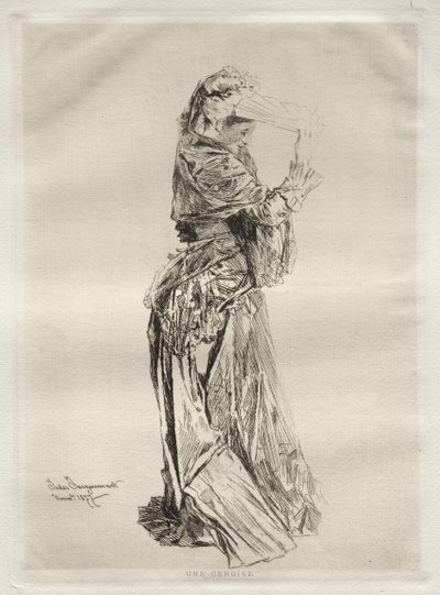 Une Génoise - Jules Jacquemart