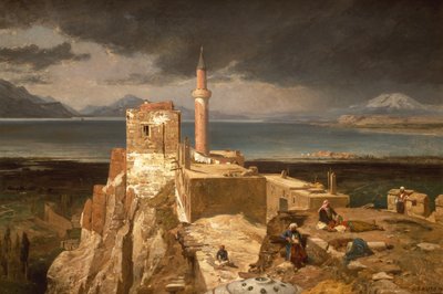 Lac et forteresse de Van, Arménie - Jules Joseph Augustin Laurens
