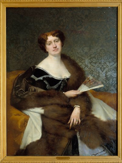 Portrait de Madame Alexandre Dumas Fils née Nadia Knorring - Jules Joseph Lefebvre