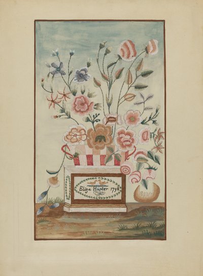 Image brodée, vers 1937 - Jules Lefevere