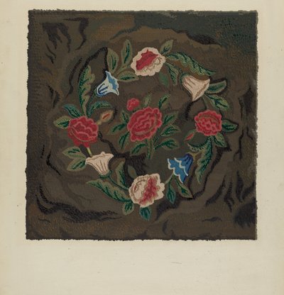 Tapis crocheté, c. 1936 - Jules Lefevere
