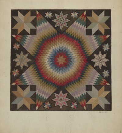 Tapis crocheté, vers 1936 - Jules Lefevere