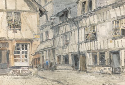 Vue de la rue de Lamitie - Jules Lessore