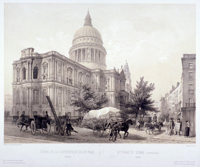 Cathédrale Saint-Paul, Londres, c. 1855 - Jules Louis Arnout