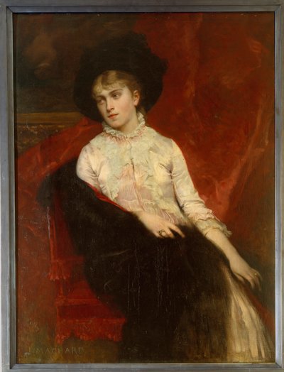 Portrait de Jeanine Dumas Davy de la Pailleterie (1867-1943) fille d
