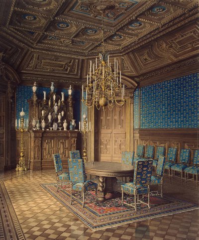 Le Palais Stroganov à Saint-Pétersbourg. Salle à manger - Jules Mayblum