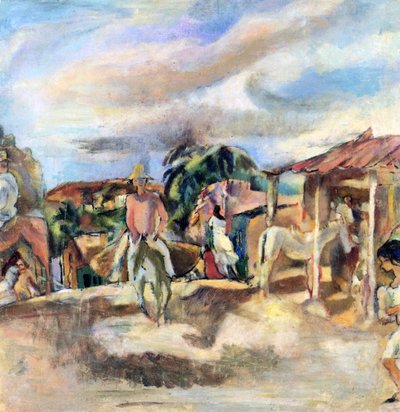 Un village cubain - Jules Pascin