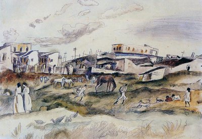 Une rue à La Havane, Cuba, 1917 - Jules Pascin