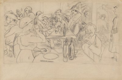 Scène de café - Jules Pascin