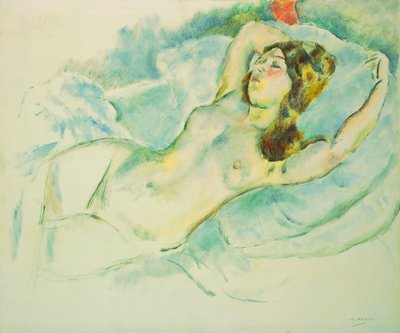 Femme nue allongée, 1920-1925 - Jules Pascin
