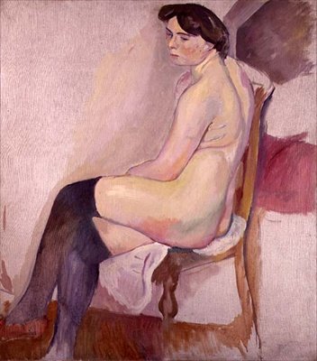 Nu avec des bas noirs, vers 1906 - Jules Pascin