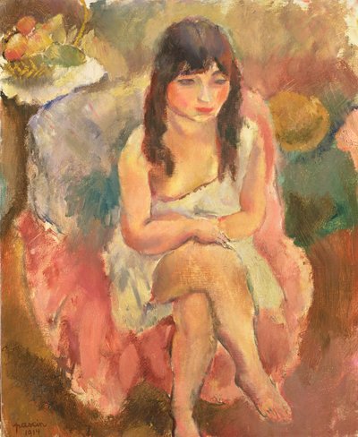Figure assise, 1914 - Jules Pascin