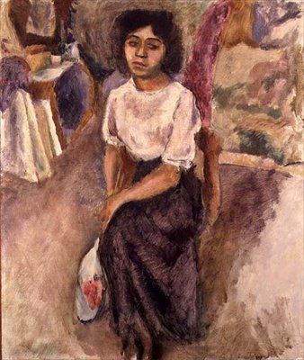 Femme assise, vers 1915 - Jules Pascin