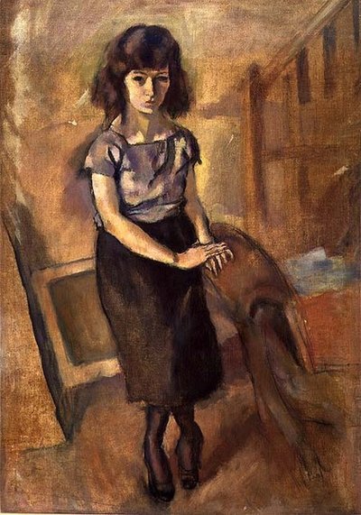 Jeune femme debout, c.1920 - Jules Pascin