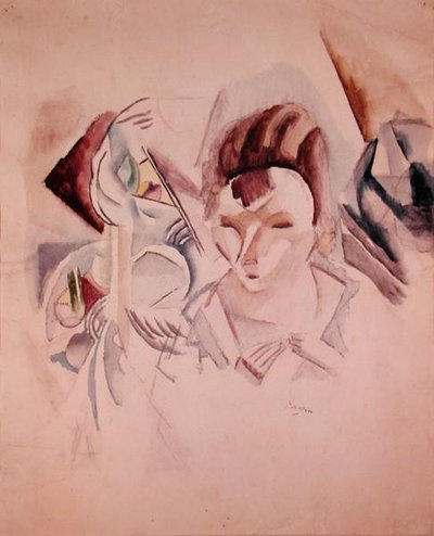 Femme et nature morte, c.1917 - Jules Pascin