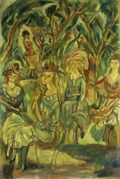 Femmes dans le parc - Jules Pascin
