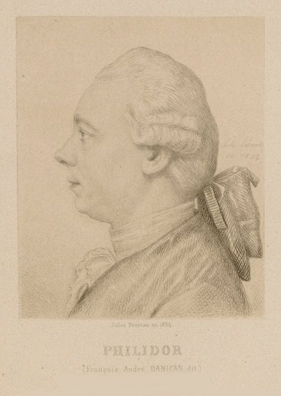 Portrait de François-André Danican Philidor - Jules Porreau