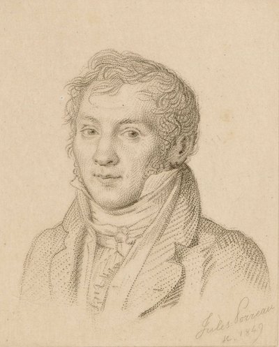 Portrait du violoniste et compositeur Louis-Luc Loiseau de Persuis 1769-1819 - Jules Porreau