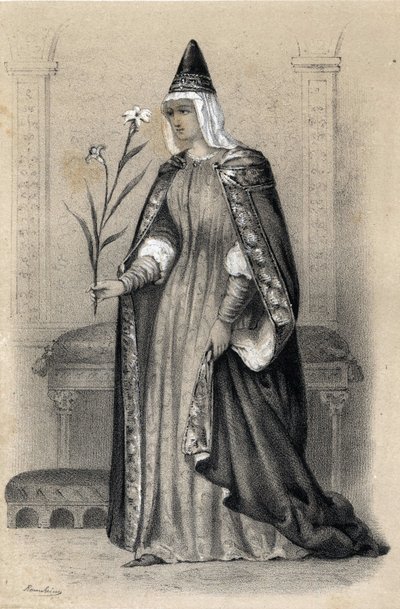 Portrait de la Comtesse Mathilde de Toscane, dite Canossa - Jules and Raunheim Hermann David