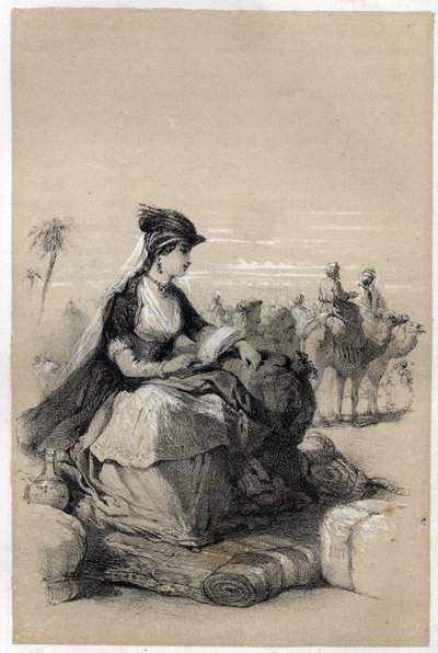 Portrait de Lady Mary Wortley Montagu, écrivaine britannique - Jules and Raunheim Hermann David