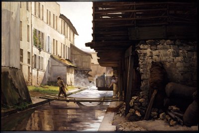 Tannerie sur la Bièvre, vers 1892 - Jules Richomme