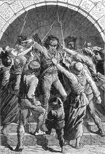 "Mort aux royalistes", gravé par Stéphane Pannemaker, de 