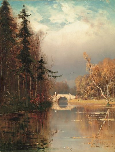 Parc en automne, 1893 - Juli Julievich Klever
