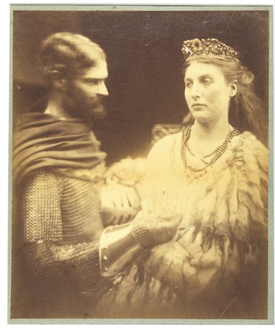 Lancelot et Guenièvre, vers 1873 - Julia Margaret Cameron