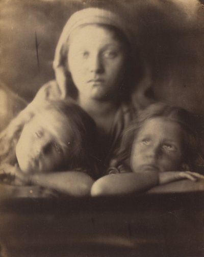 Mary Hillier et deux enfants - Julia Margaret Cameron