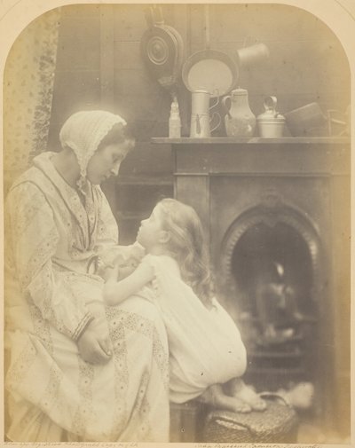 Mme Rachael Gurney Que Dieu ramène père sain et sauf, Trois pêcheurs sont partis en mer..., vers 1872-74 - Julia Margaret Cameron
