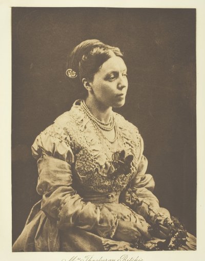 Mme Thackeray Ritchie, 1870, imprimé vers 1893 - Julia Margaret Cameron