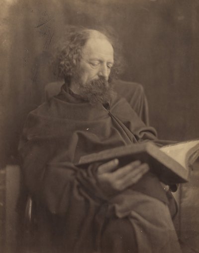 Tennyson lisant, 1865 - Julia Margaret Cameron
