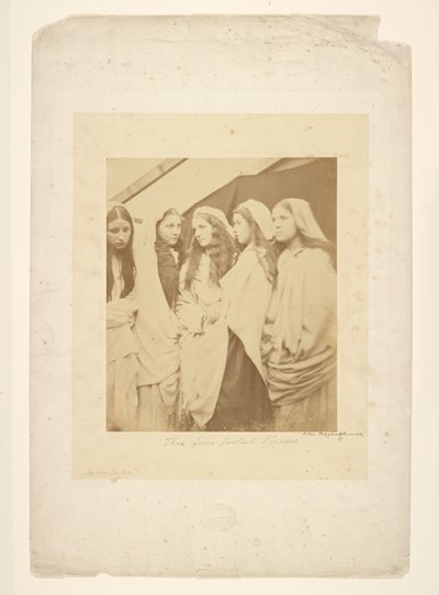 Les cinq vierges folles - Julia Margaret Cameron
