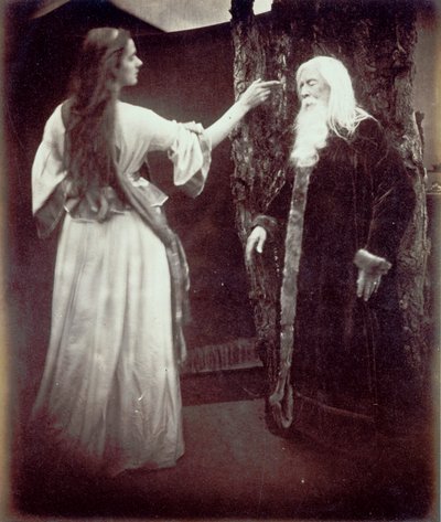 Vivien et Merlin - Julia Margaret Cameron