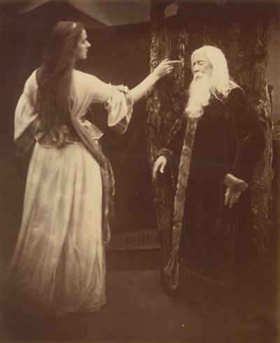 Vivien et Merlin, 1874 - Julia Margaret Cameron
