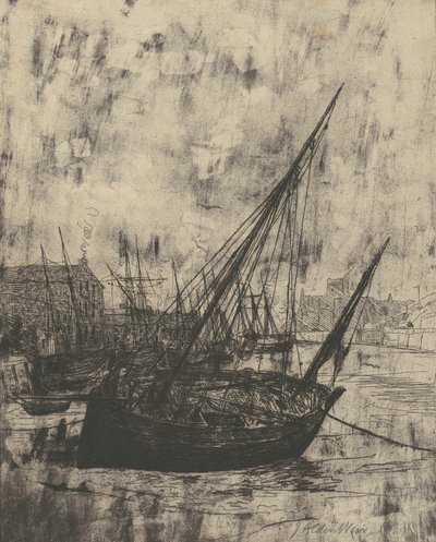 Bateaux à Peel - Île de Man - Julian Alden Weir
