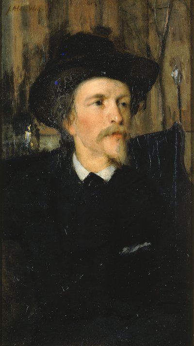 Portrait de Wyatt Eaton, vers 1878 - Julian Alden Weir